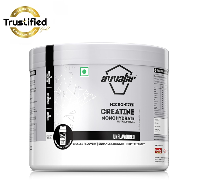 Avvatar Micronized Creatine Monohydrate Powder